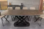Jídelní stůl INCEPTION BRONZE 130-190 CM keramika rozkládací