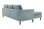 Rohová pohovka STOCKHOLM 220 CM aqua manšestr UNI