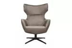 Křeslo VOGUE taupe samet otočné Křeslo VOGUE taupe samet otočné