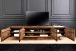 Televizní stolek ART DECO II SMOKE BROWN 200 CM masiv mango