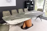 Jídelní stůl ELEMENTS TAUPE GREY 180-260 CM keramika rozkládací