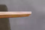 Kulatý jídelní stůl ATELIER 120 CM přírodní/černá dubová dýha