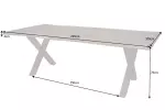 Jídelní stůl Amazonas X 220 CM masiv sheesham