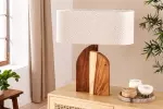 Stolní lampa LOVERS 60 CM masiv saman/colin bouclé