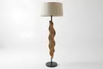 Stojací lampa WOOD LEAF 130 CM masiv teak