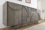 Komoda ART DECO GREY 170 CM masiv mango