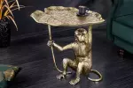 Odkládací stolek WILDLIFE MONKEY 55 CM zlatý
