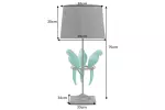 Stolní lampa WILDLIFE PARROT 75 CM černá tyrkysová