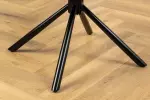 2SET jídelní židle SIGNATURE taupe/černá pravá kůže otočná