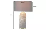 Stolní lampa ZEA 60 CM černá