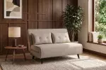 Rozkládací pohovka SMART MULTIFUNCTION 140 CM šampaňská samet Rozkládací pohovka SMART MULTIFUNCTION 140 CM šampaňská samet