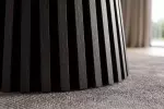 Kulatý jídelní stůl VALHALLA BLACK 120 CM dubová dýha Kulatý jídelní stůl VALHALLA BLACK 120 CM dubová dýha