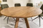 Kulatý jídelní stůl ART WOOD 120 CM masiv mango Kulatý jídelní stůl ART WOOD 120 CM masiv mango