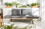 Zahradní lavička MODULAR GREY 152 CM masiv akácie