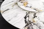 Kulatý jídelní stůl SPIN MULTICOLOR 150 CM keramika otočný