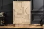 Barová skříň ART DECO WHITE 140 CM masiv mango