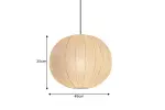 Stropní svítidlo ORGANIC NATURAL 35 CM