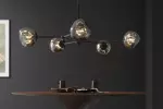 Stropní svítidlo LIQUID DIAMOND 97 CM kouřová černá