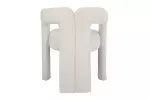 Designová jídelní židle ARCH krémově bílá colin bouclé