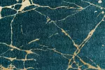 Koberec MARBLE 160x240 CM zelená/zlatá