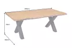 Jídelní stůl MAMMUT X 200 CM masiv akácie