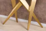 Konzolový stolek ART LIVING 140 CM bílá/zlatá mramor