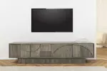 Televizní stolek ART DECO GREY 200 CM masiv mango