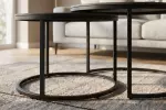 2SET konferenční stolek ELEGANCE AURORA ORO 75 CM keramika 2SET konferenční stolek ELEGANCE AURORA ORO 75 CM keramika