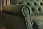 Pohovka MAISON BELLE 220 CM měchově zelená rozkládací Pohovka MAISON BELLE 220 CM měchově zelená rozkládací