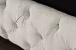 Postel PARIS CHESTERFIELD 180×200 CM béžová lněný potah