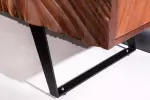 Komoda FLUID II 3D 175 CM ořechově hnědá masiv akácie