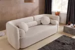 Pohovka ART DECO 3M 200 CM béžová colin bouclé