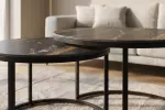 2SET konferenční stolek ELEGANCE AURORA ORO 75 CM keramika 2SET konferenční stolek ELEGANCE AURORA ORO 75 CM keramika