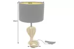 Stolní lampa WILDLIFE COBRA 65 CM zlatá/černá Stolní lampa WILDLIFE COBRA 65 CM zlatá/černá