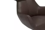 Křeslo VOGUE hnědá umělá kůže otočné Křeslo VOGUE hnědá umělá kůže otočné
