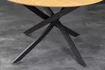 Kulatý jídelní stůl HELIX 120 CM dubová dýha Kulatý jídelní stůl HELIX 120 CM dubová dýha