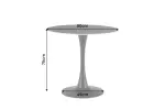 Bistro stůl LYON ANTRACIT 80 CM keramika Bistro stůl LYON ANTRACIT 80 CM keramika