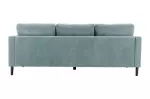 Rohová pohovka STOCKHOLM 220 CM aqua manšestr UNI