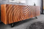 Komoda ZEN CIRCLE 3D 180 CM hnědá masiv mango Komoda ZEN CIRCLE 3D 180 CM hnědá masiv mango