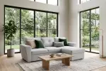 Rozkládací rohová pohovka s ÚP APARTMENT UNI 245 CM béžová