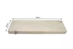 Nástěnná police PURE 60 CM krémová masiv mango Nástěnná police PURE 60 CM krémová masiv mango