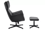 Křeslo VOGUE černá umělá kůže otočné Křeslo VOGUE černá umělá kůže otočné