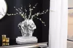 Váza LIQUID 30 CM stříbrná
