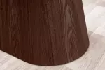 Jídelní stůl UNIQUE II 200 CM bílý mramor/dýha ořech