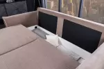 Rozkládací pohovka APARTMENT 3M 215 CM taupe manšestr