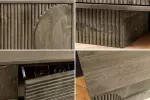 Televizní stolek ART DECO II GREY 200 CM masiv mango