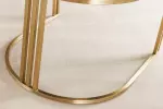 2SET židle EXTRAVAGANCIA béžová/zlatá žinylka