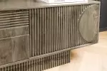 Televizní stolek ART DECO II GREY 200 CM masiv mango