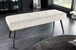 Lavice BOUTIQUE 100 CM béžová manšestr