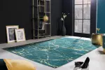Koberec MARBLE 160x240 CM zelená/zlatá
